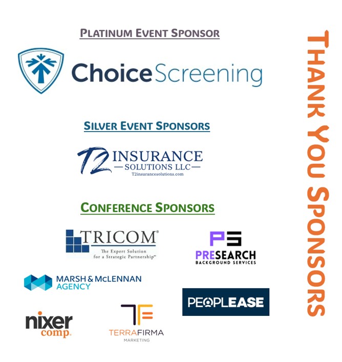 Leg Non Gold Conference Sponsors - 2025 - as of 9 21 25